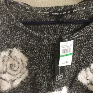 Cable and Gauge large sweater